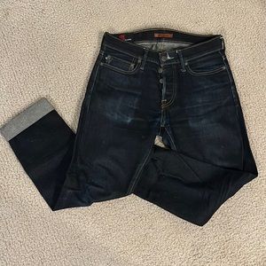 A&F performance selvedge straight